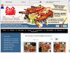 portodevigo.com: Mariscodigital.com, el mejor marisco de Galicia 610 136 967
Mariscodigital.com todo el marisco de Galicia al mejor precio y se lo llevamos a casa.