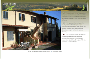 casalavite.com: Casa la Vite Impruneta Firenze
Website for rental of apartment near  Florence