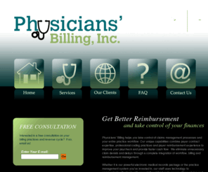 physicians-billing.com: Physicians' Billing | Medical Billing and Coding Service
Physicians' Billing, Inc. provides professional medical billing, physician billing, and patient billing services in the Denver, Colorado region.