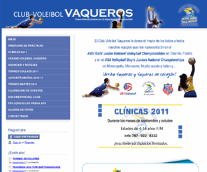 vaquerosvoli.org: Inicio -
Club de Voleibol Vaqueros de Bayamón