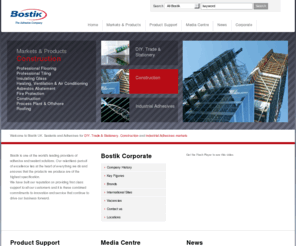 bostik.co.uk: Bostik is one of the worlds' leading providers of adhesive and sealant solutions.
Bostik is one of the worlds' leading providers of adhesive and sealant solutions.