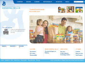 gardettos.com: General Mills: One of the world's largest food companies
General Mills corporate website home page, housing videos, feature stories about General Mills and main site navigation. General Mills is headquartered in the United States and is the world's sixth-largest food company.  