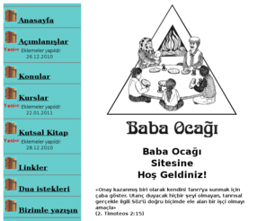 babaocagi.org: Baba Ocağı - Anasayfa
Baba Ocağı Sitesine