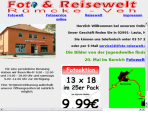 foto-reisewelt.com: Foto- & Reisewelt
Fotografin vom Photoatelier Foto- & Reisewelt Rümcke-Veh. Zu unseren Leistungen zählen Portraitfotos, Hochzeitsfotos sowie auch Akt- und Dessoufotografie, Event- und Bewerbungsfotos. Selbstverständlich wird professionelle Bildnachbearbeitung und Retusche angeboten.