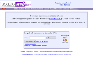 masuccimichelesrl.com: www.masuccimichelesrl.com
Registrazione e gestione dei domini internet, i documenti necessari, le ultime estensioni possibili, il listino prezzi completo!