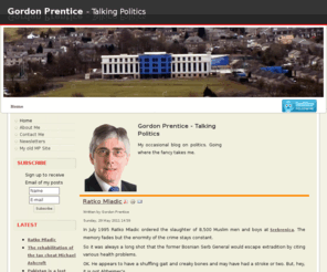 prenticeforpendle.com: Gordon Prentice - Talking Politics
Gordon Prentice - Blog