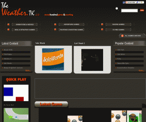 theweather.tk: TheWeather.TK
TheWeather.TK has 700+ free online adventure, card, fighting, shooting, flying, racing, skill and strategy, sport games, and much, much more!