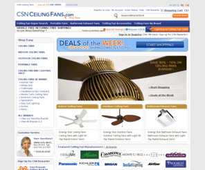 csnceilingfans.com: Ceiling Fans, Outdoor Ceiling Fans, Casablanca Ceiling Fans, & Hunter Ceiling Fans
CSN Ceiling Fans specializes in quality ceiling fans at affordable prices. Free shipping on most ceiling fans, outdoor ceiling fans, Hunter, & Casablanca ceiling fans.