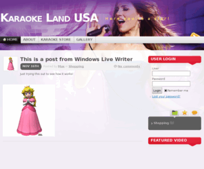 karaokeoasis.com: Karaoke Land USA « Here you're a star!
Here you're a star!