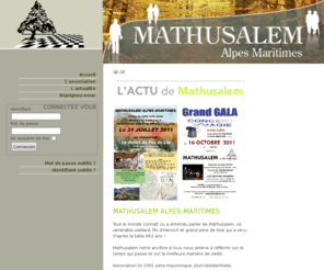 mathusalem06.org: Mathusalem Alpes Maritimes
Mathusalem Alpes Maritimes - Association d'entraide et de solidarité