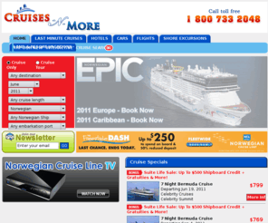 cruises-n-more.com: Cruises-N-More.com: A Discount Cruise Site featuring Discount Cruises and Cruise Deals on Carnival, Celebrity, Cunard, Holland America, Norwegian, Princess, Royal Caribbean, Windstar and more
Our discount cruise agency offers discount cruises and discount cruise deals on Azamara Club Cruises, Carnival Cruise Line, Celebrity Cruises, Costa Cruises, Cunard Line, Disney Cruise Line, Holland America Line, Norwegian Cruise Line, Princess Cruises, Regent Seven Seas, Royal Caribbean, Seabourn, Silversea Cruises, Viking River Cruises & Windstar Cruises.