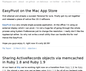 filiptepper.com: Filip Tepper's blog · filiptepper.com
Filip Tepper's blog