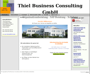 thiel-bc.com: Thiel Business Consulting GmbH - Start
Thiel Business Consulting GmbH