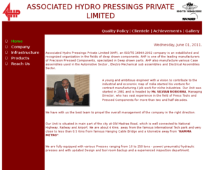 ahppl.com: Associated Hydro Pressings Pvt
