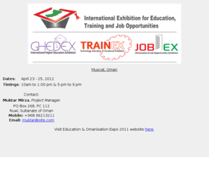 jobexoman.com: Education & Omanisation Show 2011
