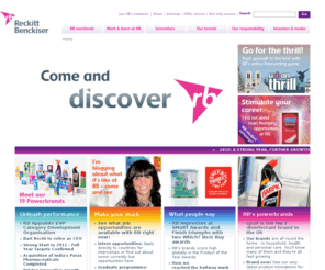 missintima.com: Discover RB - Home - Reckitt Benckiser (RB)
Discover RB, Home Reckitt Benckiser, RB