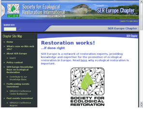 ser-europe.org: SER Europe
European chapter of the Society for Ecological Restoration