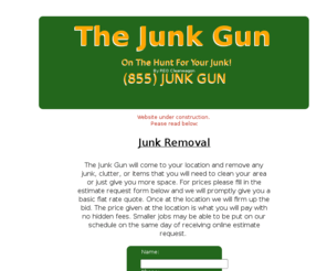 855junkgun.com: Junk-Removal / 1-855-JUNKGUN Garbage Trash Removal
We provide removal services of junk trash garbage rubbish. Dallas Fort Worth Area