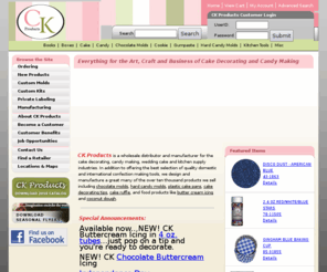 ckproducts.com: CK Products: Wholesale distributor and American manufacturer of cake decorating, candy making, wedding cake and kitchen supplies
CK Products is a leading wholesale distributor and manufacturer offering the best selection of quality cake and confection making tools.