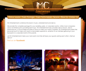 shallwedanceco.com: MC Entertainment
MC Entertainment blends the best in dance and music.