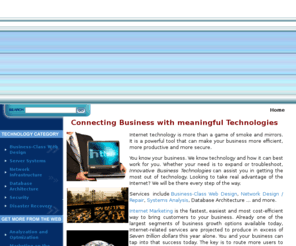 innovativebusinesstechnologies.com: Innovative Business Technologies Inc Business-Class Web Design
Innovative Business Technologies - Connecting Business with Technologies web design brooksville florida business website Dade City brooksville fl  florida business technology business technologies custom web design springhill Network Brooksville Florida troubleshooting design specialists microsoft certified engineer telephony VoIP infrastructure wireless email