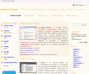 software-windows.net: Guide Tutorials Manuali - Download gratuito dei software per windows
Free Download di guide, manuali, video-tutorial e Software per Windows, con licenze freeware shareware e GPL.