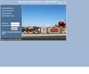 barstowmls.com: Barstow California - Multiple Listing Service
Detailed MLS listings of real estate for sale by Realtors in the Barstow area, with pictures, virtual tours and maps