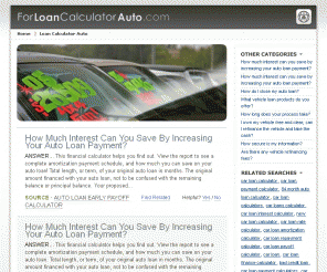 forloancalculatorauto.com: ForLoanCalculatorAuto.com
