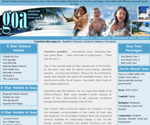 goa-tourism.net: Goa Tourism, Tourism in Goa, Tourism Guide for Goa, Tourism in Goa
    India, Goa Travel Packages
Goa Tourism, Tourism in Goa, Tourism Guide for Goa, Tourism in Goa India, Goa Travel Packages