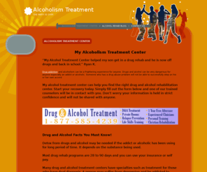 myalcoholismtreatment.com: Alcoholism Treatment - Alcoholism Treatment Center
Alcohol Treatment Center