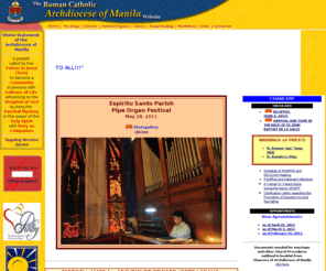 rcam.org: Welcome to Archdiocese of Manila Official Website
Archdiocese of Manila Official Website, RCAM