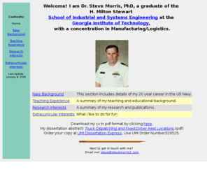 stevemorris1.com: Dr Steve Morris, PhD - Home
Personal web page.