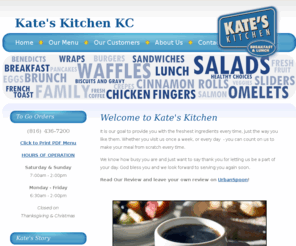 kateskitchenkc.com: Serving You Delicious Breakfast & Lunch | Kate's Kitchen
Kate's Kitchen provides you with the freshest ingredients every time, just the way you like them. 