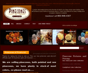 pineconesofpinehurst.com: The Pinecones of Pinehurst home page
Very important things you should  know about The Pinecones of Pinehurst web site. This is a bit of information that you should be aware of, this is still a very new site that is being updated every day