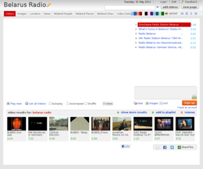 radiobelarus.com: Belarus FM
Belarus FM from the most comprehensive global news network on the internet. International News and analysis on current events, business, finance, economy, sports and more. Searchable news in 44 languages from WorldNews Network and Archive