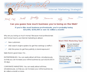 sedacommunication.com: Catherine Seda: Internet Marketing Consultant, Author, Speaker
