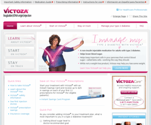 type2diabetes-treatment-info.com: Victoza® (liraglutide [rDNA origin] injection) for Patients With Type 2 Diabetes – Official Product Site
Victoza® (liraglutide [rDNA origin] injection) is a once-daily injectable medication that may help improve blood sugar levels in adults with type 2 diabetes. Learn how Victoza® can help you.