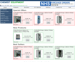 chemist-equipment.co.uk: Chemist Equipment
Controlled Drugs Cabinets are designed specifically to meet the requirements of retail pharmacy, doctors surgeries and hospital pharmacies these cabinets satisfy the latest specification required by government for the safe storage of controlled drugs and other substances.