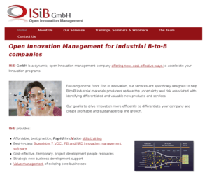 isib-innovation.com: ISiB – The Innovation Center
Our goal is to drive Innovation more efficiently to differentiate your company and create profitable and sustainable top line growth. Open Innovation Management for...