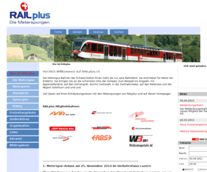 railplus.ch: Wer ist RAILplus
Wer ist RAILplus