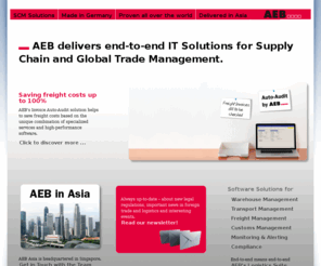 aeb.com.sg: AEB - Solutions for SCM and GTM
AEB delivers IT Solutions for supply chain and global trade management. Made in Germany. Proven all over the world.