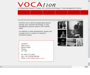 vocation.co.uk: VOCAtion - Independent AAC Consultants
NONE