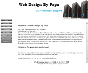 webdesignbypapa.com: Web Design By Papa
Web site design by papa.