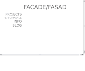 facadefasad.com: FACADE/FASAD -
FACADE/FASAD - 