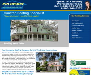 gicnationwide.com: Precision Roof Crafters - Houston Roofers, Roofing Contractors, Commercial Roofs, Texas Metal
Houston roofing contractor provides all types of roof repairs, roofing systems including commercial roofing in Houston, Texas