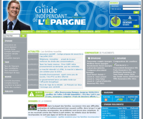 guideepargne.biz: Epargne, placement assurance-vie, livret A  Z, bourse : guide de l'pargne
Epargne, Livret A  Z et placement financier : Le guide indpendant de l'pargne vous permet de retrouver les offres de placements financiers : assurance-vie, livret pargne, bourse, compte rmunr, PERP. Tous les dtails pour gagner plus d'intrts avec votre argent !