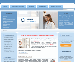 langu-sistemos.lt: Langu sistemos | Langai | Plastikiniai langai | Šarvo durys | Balkonų kainos
Langu sistemos | Plastikiniai langai kainos | Šarvo durys | Balkonų stiklinimas | Mediniai langai