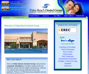 southfloridadental.com: Palm Beach Dental Group - Cosmetic Dentistry | Teeth Whitening | Partial Dentures | Implant Dentistry
Palm Beach Dental Group specializes in cosmetic, restorative, implant, and laser dentistry.