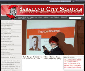 saralandboe.org: Welcome to the Saraland City Schools Website ::             Building a Tradition of Excellence One Student At a Time ... the Saraland Way
Saraland City Schools