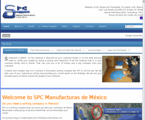 spcalidad.com: Welcome
SPC Manufacturas, sorteos, retrabajos, sorteos y retrabajos, calidad, retrabajos y sorteos, sorteos calidad,
